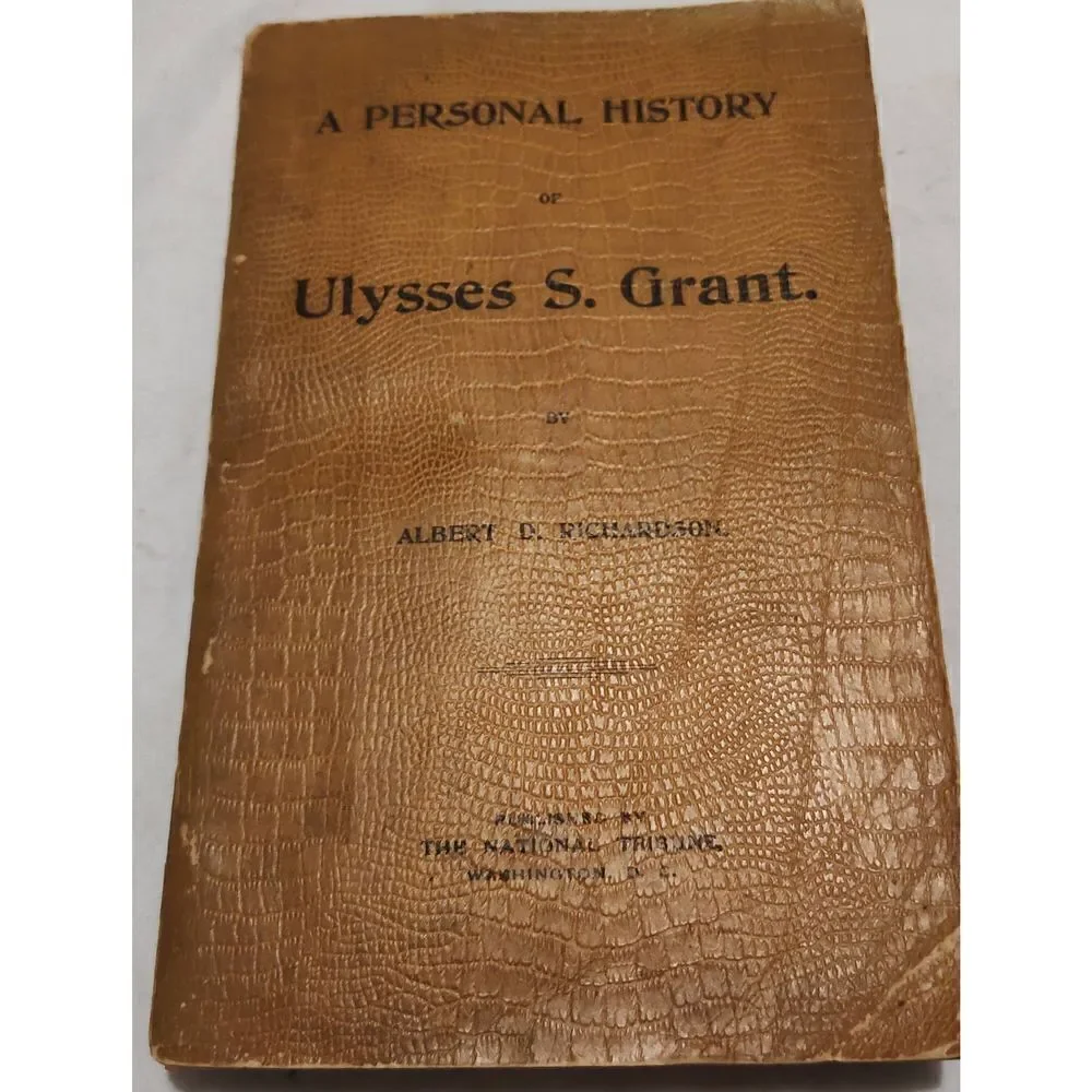 VINTAGE 1898 PERSONAL HISTORY of ULYSSES S GRANT 32 ENGRAVINGS 6 MAPS BOOK - Picture 3 of 3